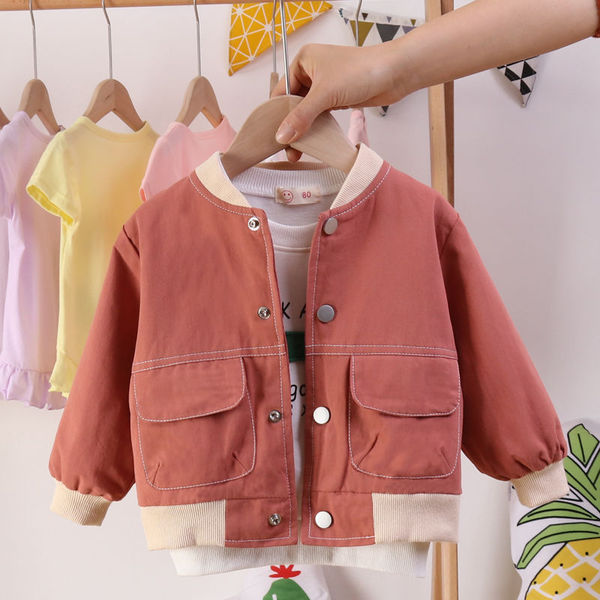 Children's autumn jacket for boys for early age