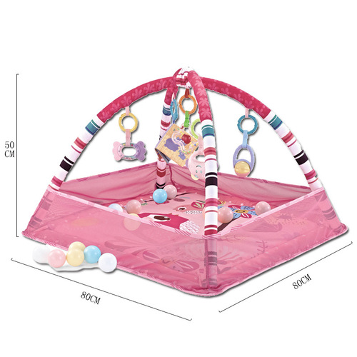 Infant Ocean Ball Fence Fitness Frame 0-36 Months Baby Crawling Game Mat Cross-border Amazon Toys