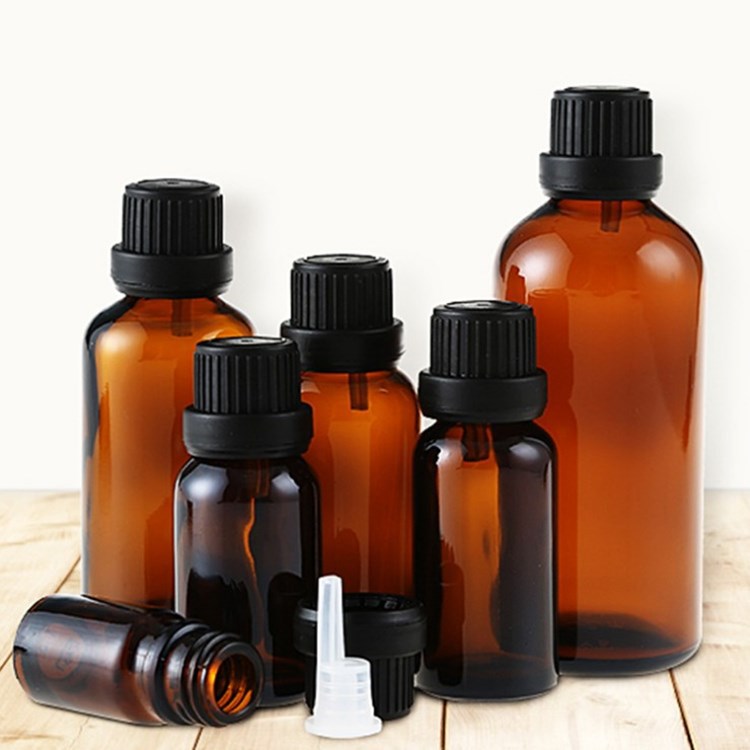 各种规格棕色避光玻璃瓶 10ml小样分装瓶密封 茶色化妆品瓶子带盖