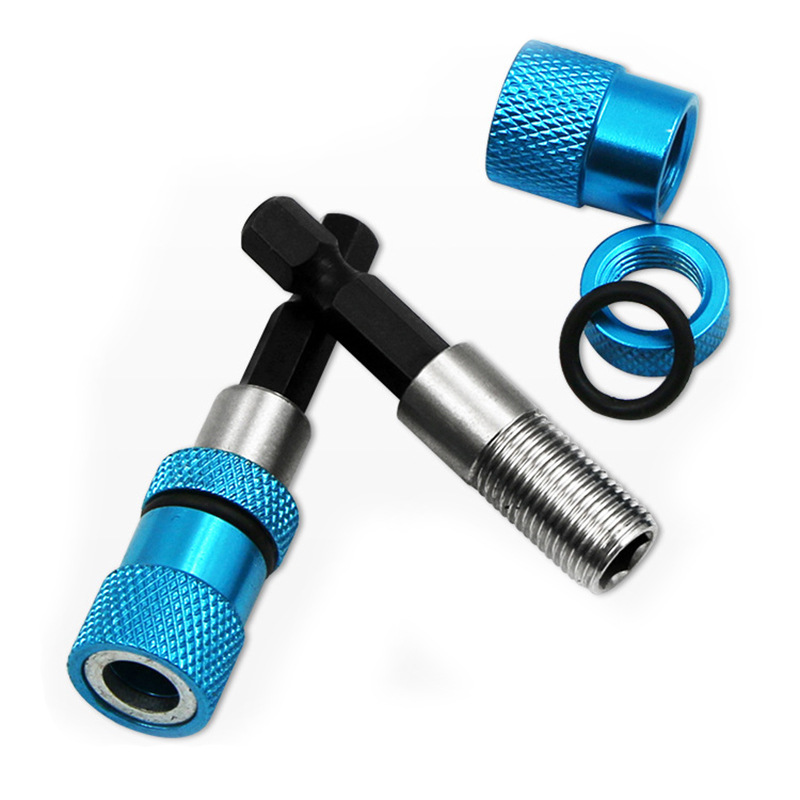 蓝色连接杆6.35mm柄径带磁性六角可拆连接杆电钻起子