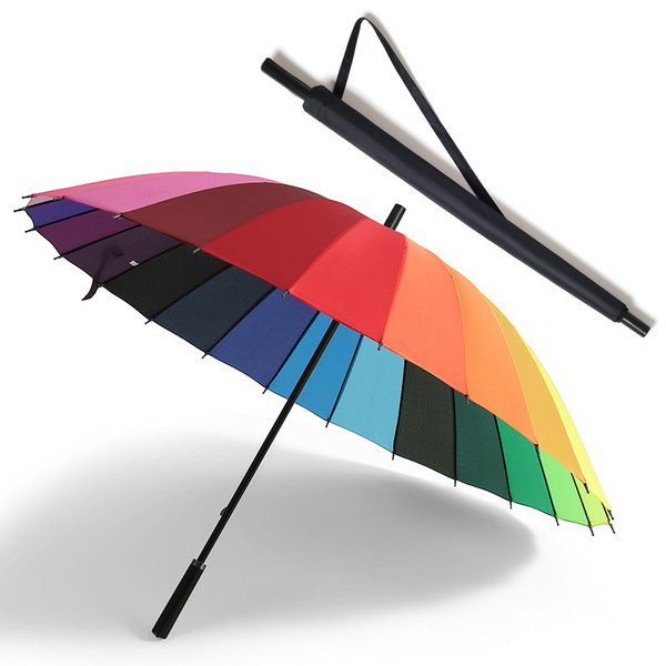 24 Bone men's long -handle umbrella large double -person double…