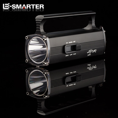 Diving portable light, aluminum alloy, high power, long battery life, rechargeable, outdoor lighting, waterproof, LED strong light flashlight