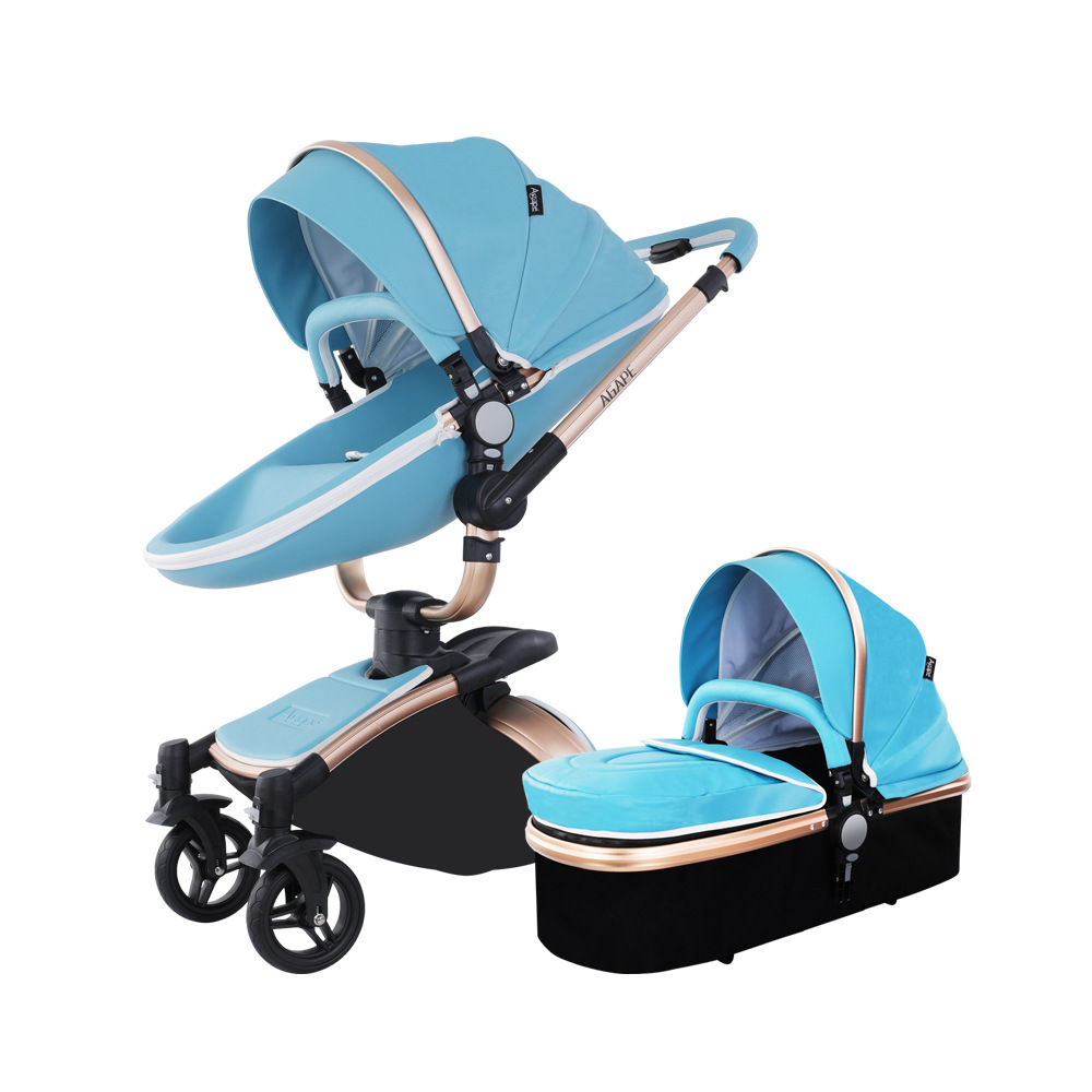 Factory Wholesale High-View Baby Stroller Two-Way 360-Degree Rotation Three-In-One Basket Multi-Functional Foldable Shock Absorber