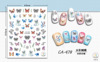 New Butterfly Nail Patch Flower Cross-border E-commerce Spring Glipper INS Butterfly Nail Patch Flower WG231-240