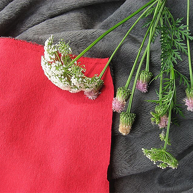 针织纬编双色涤棉氨海貂金貂绒海岛绒保暖超柔不倒绒银狐绒布面料