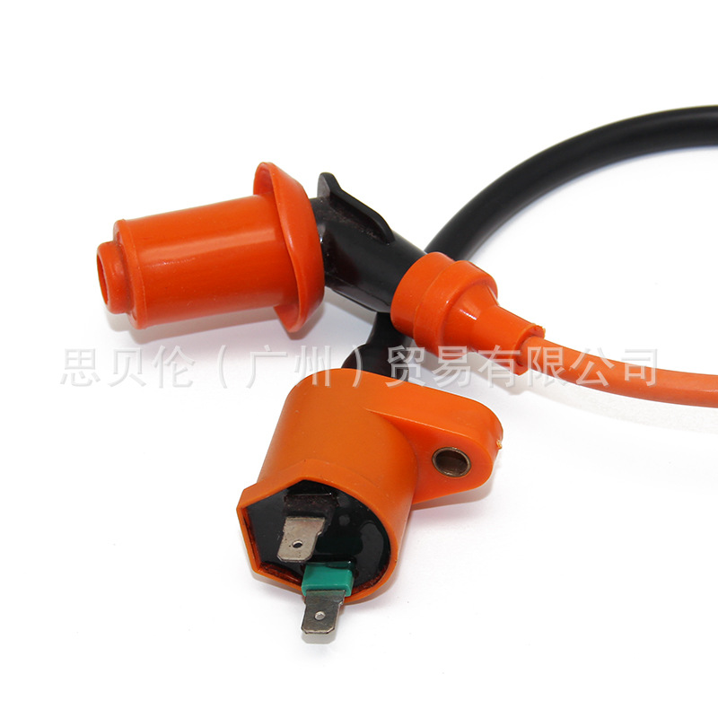 Paquete de alta presión scooter gy6/50cc/125cc/150cc naranja modificado bobina de encendido de alta calidad