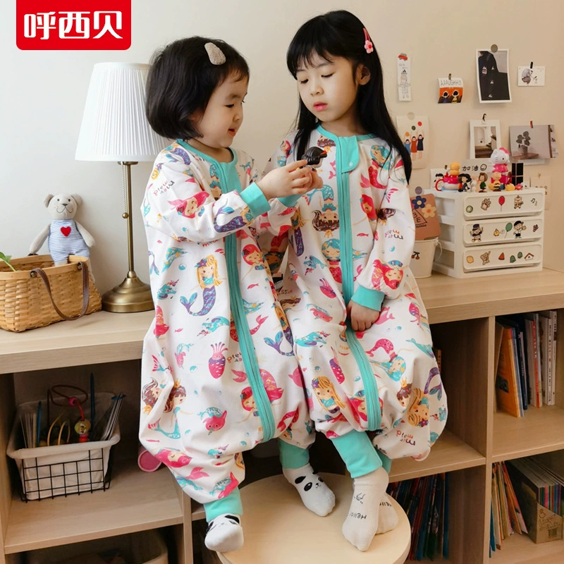 呼西贝 Children's sleeping bag, pijama, for adolescents, mermaid