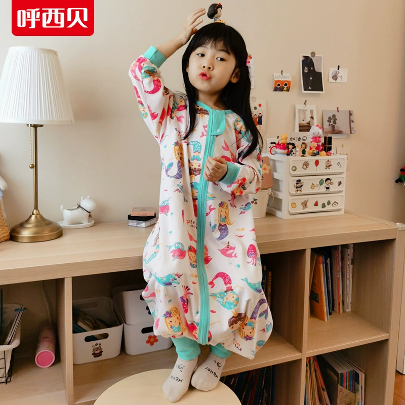 呼西贝 Children's sleeping bag, pijama, for adolescents, mermaid