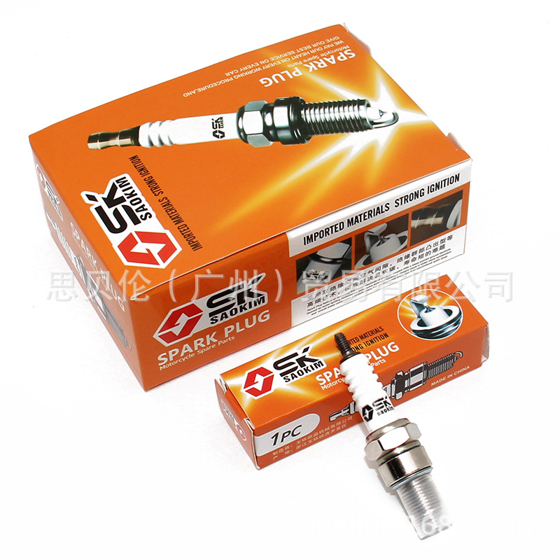 SK motocicleta bujía A7TC D8TC 70100110125150 antorcha curva pedal de haz de ahorro de energía bujía