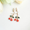 Cute cartoon earrings, fresh children's short ear clips, Korean style, simple and elegant design, no pierced ears, wholesale