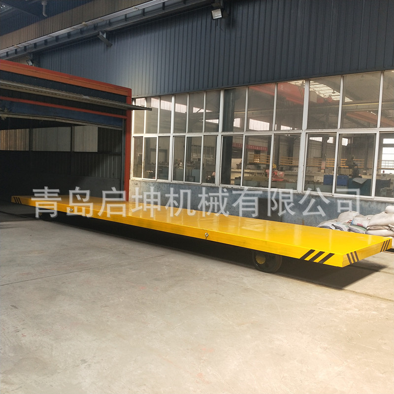 厂家销售转台物料运输电动地平车 装卸方便无线遥控无轨电动平车