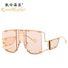 Sunglasses, glasses solar-powered, punk style, European style