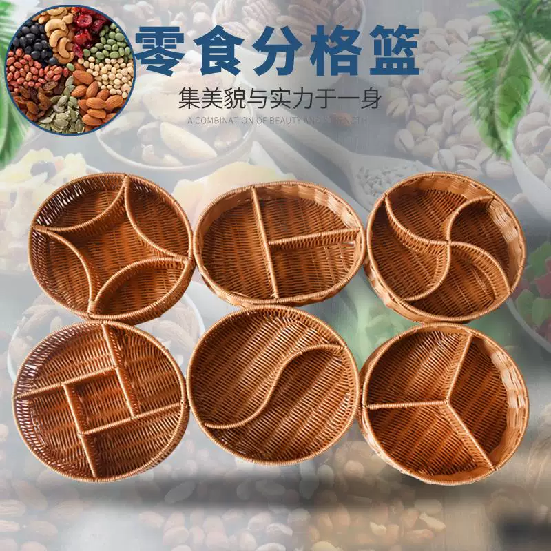 Stand, woven fruit storage basket, bread