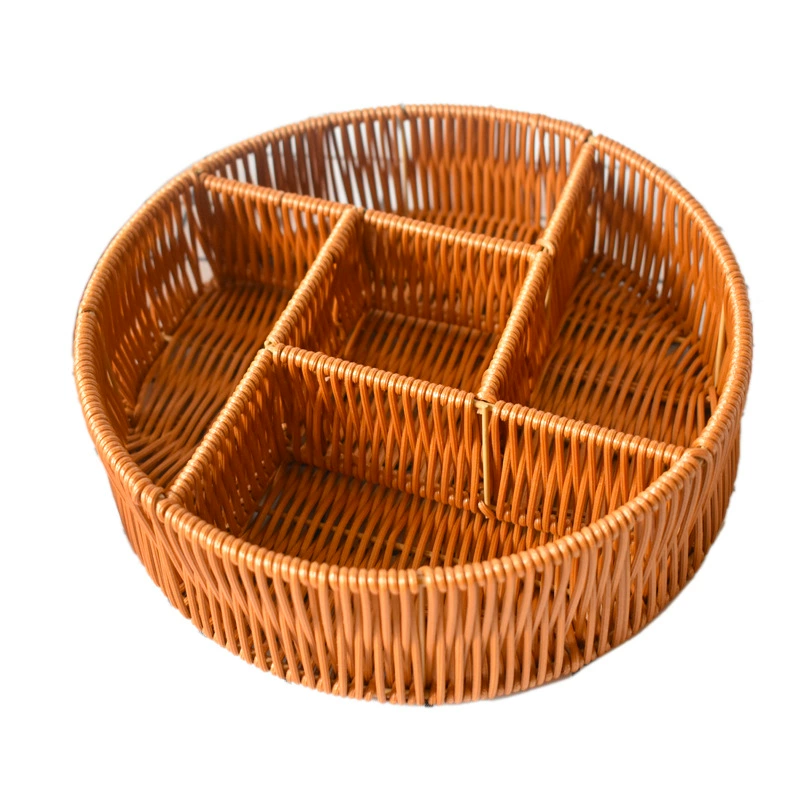 Stand, woven fruit storage basket, bread
