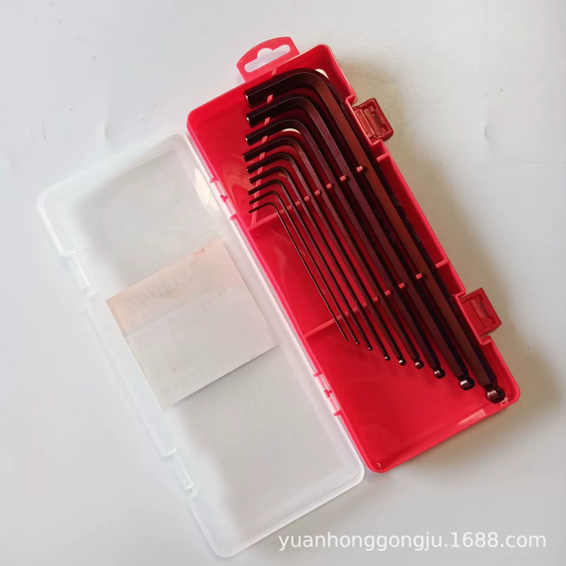 Поставка нового шестигранного ключа средней и длинной длины удлиненного металлического инструмента Yuanhong в штучной упаковке 9 шт.