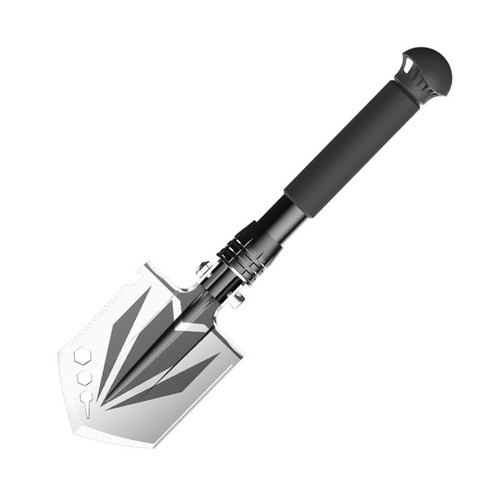 Multifunctional Military-Style Shovel, Mini Garden Tool, Outdoor Car Camping Self-Defense Nail Puller EDC Small Foldable Shovel