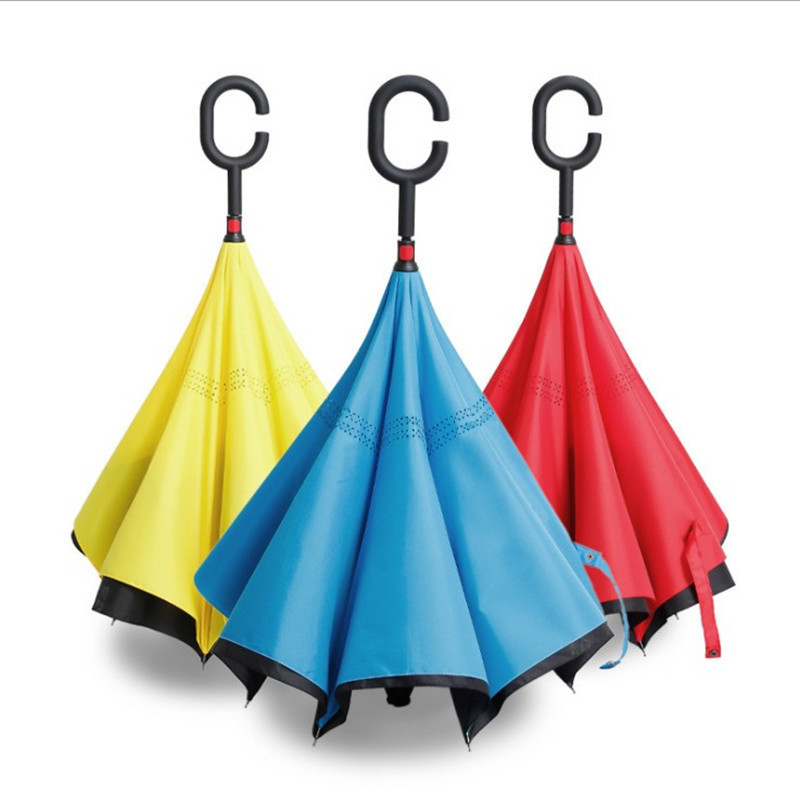 Wholesale reverse umbrella car reverse umbrella C -shaped handle reverse umbrella reverse umbrella advertisement advertising umbrella print logo logo 5