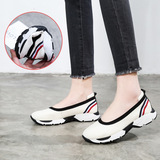 Комфортная нескользящая универсальная повседневная обувь для матери для отдыха для беременных, из натуральной кожи, мягкая подошва