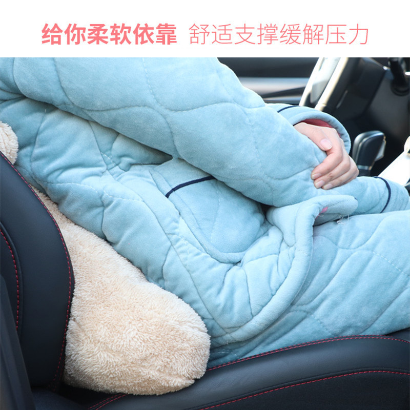 (2개) 자동차 쿠션 허리 쿠션 허리 베개 자동차 귀여운 뒤 쿠션 운전석 운전 편안한 자동차 쿠션 허리 보호 허리