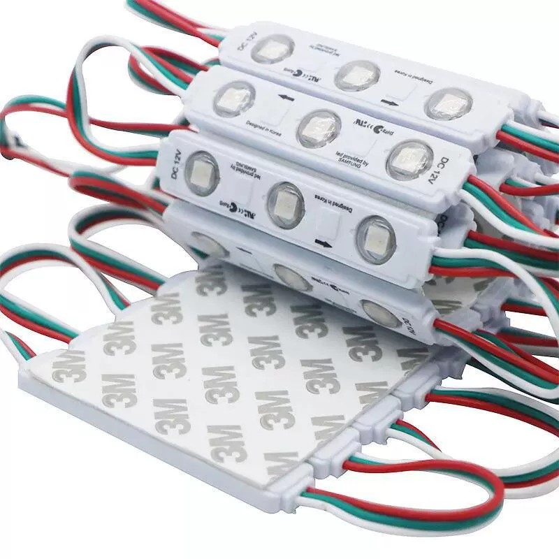 Производитель LED-модулей 5050, 3 световых модуля RGB полноцветный модуль инжекционного формования, светящиеся символы WS2811
