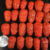 Nanhong dragon head three links of Panlong Full meat persimmon red decoration text DIY accessories live broadcast supply wholesale