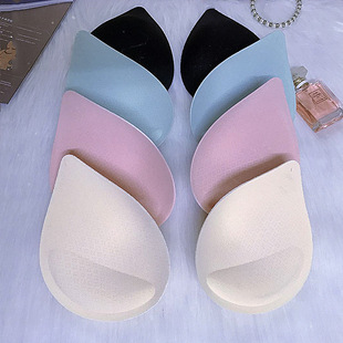 Latex Cotton Chest Pad Insert Medium Thick Back Bra Sports Bra Yoga Clothing Universal Sponge Cup Underwear Chest Pad
