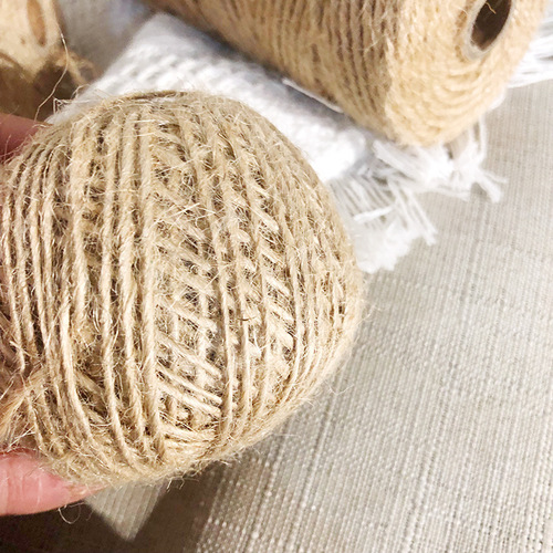 Hemp rope factory direct supply handmade fine hemp rope, garden decoration coarse hemp rope, party tug-of-war rope, wholesale available