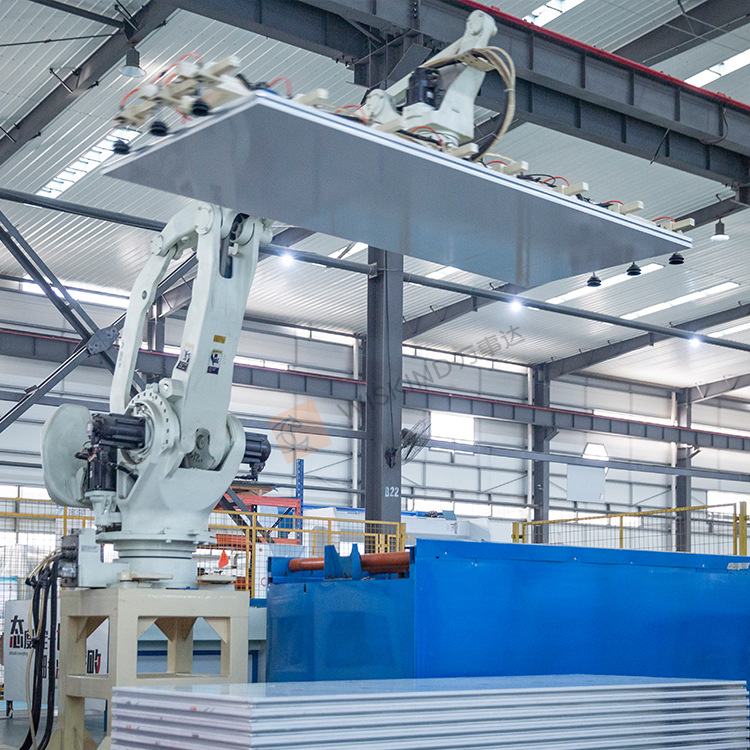 岩棉手工净化保温板电子制药食品洁净室工程车间彩钢夹芯A级防火