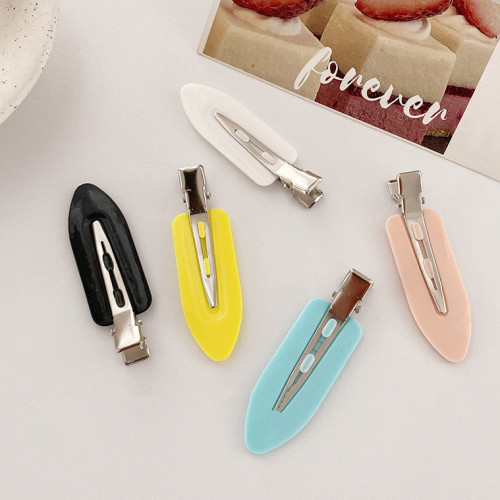 4 pack!  Ouyang Nana Xiao Zhan's same hairdressing and makeup seamless hairpin for broken hair and bangs Japanese duckbill clip