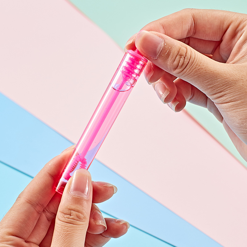 Mini burbuja palo tamaño pequeño fotografía al aire libre colorido burbuja agua jardín de infantes soplando burbuja tubo de ensayo juguete regalo