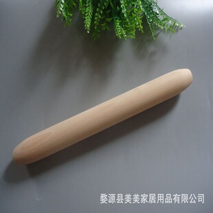 Factory supply beech wood rolling pin solid wood flour stick baking kitchen flour stick