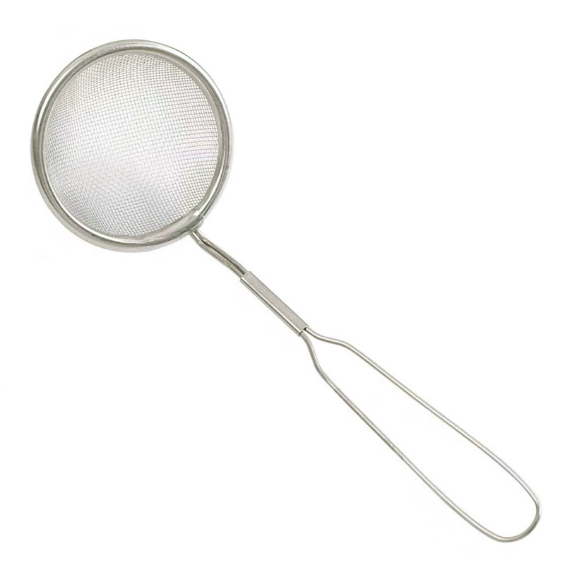 Stainless steel mesh siege juice soy milk flour super fine filter sieve house kitchen fried noodle noodle spoon fence