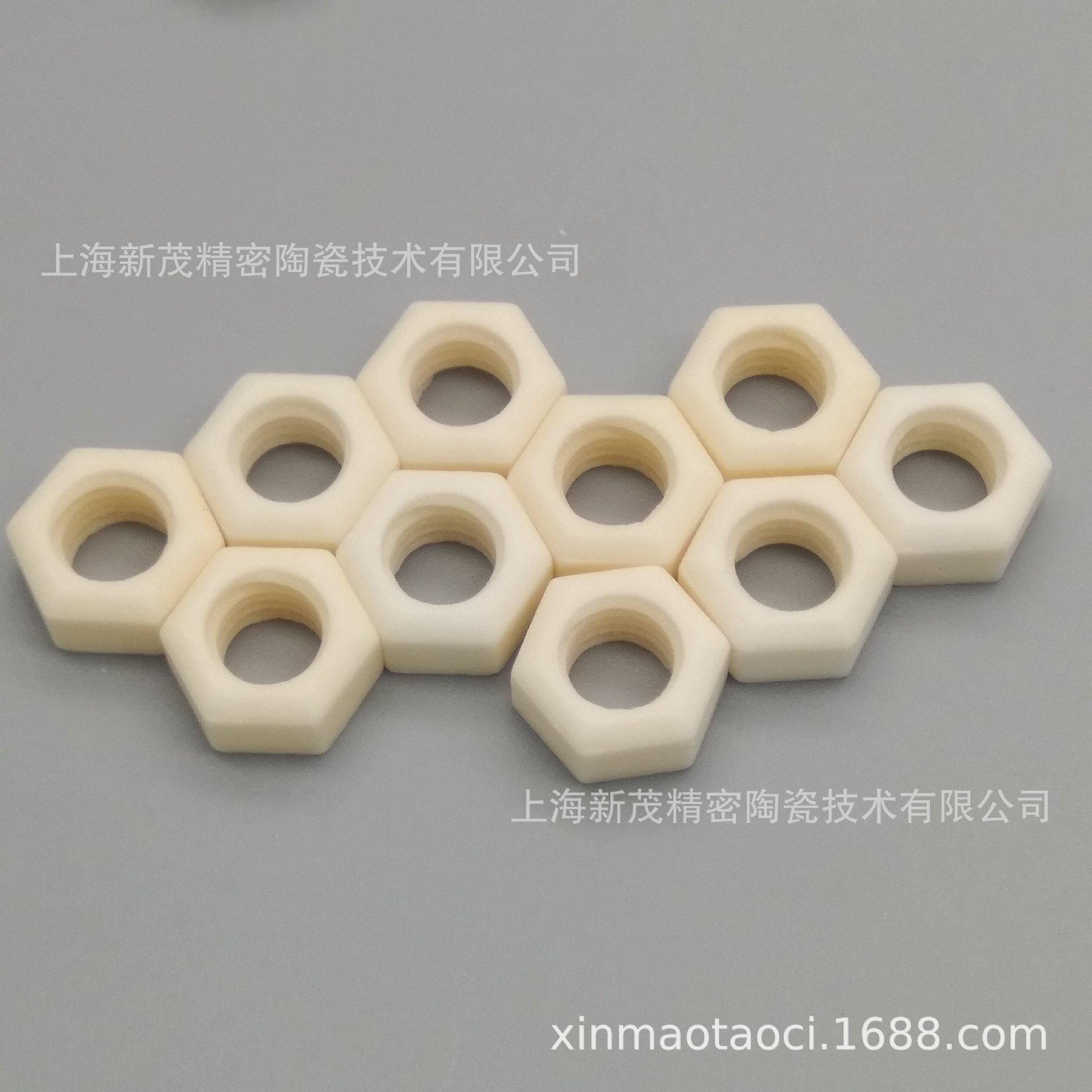 【现货批发供应】陶瓷螺帽 螺母M6 高品质 99%氧化铝 （价格优惠)