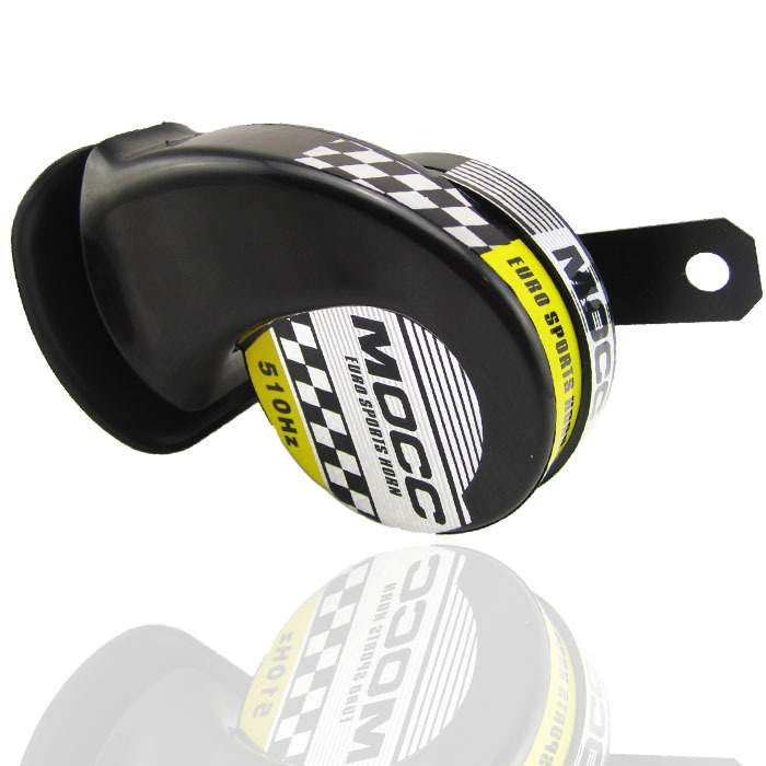 El cuerno vendedor caliente transfronterizo de la motocicleta modificó el solo tono 12V del caracol del coche del caracol agudos ruidosos 510Hz image 3