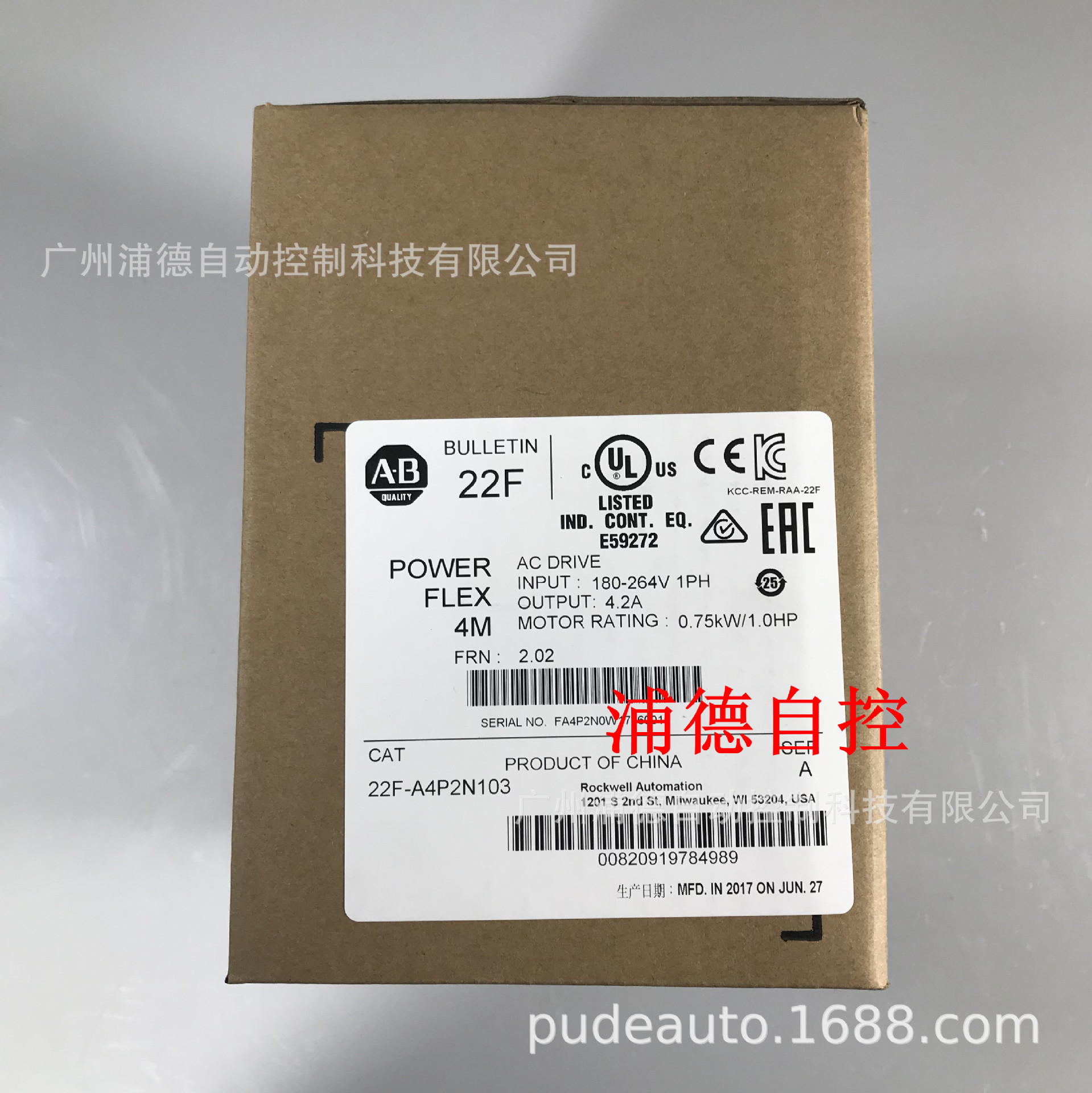 22F-A4P2N103全新 原装正品powerflex4M