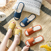 Slippers, demi-season footwear indoor, universal summer cloth for beloved, cotton and linen, wholesale