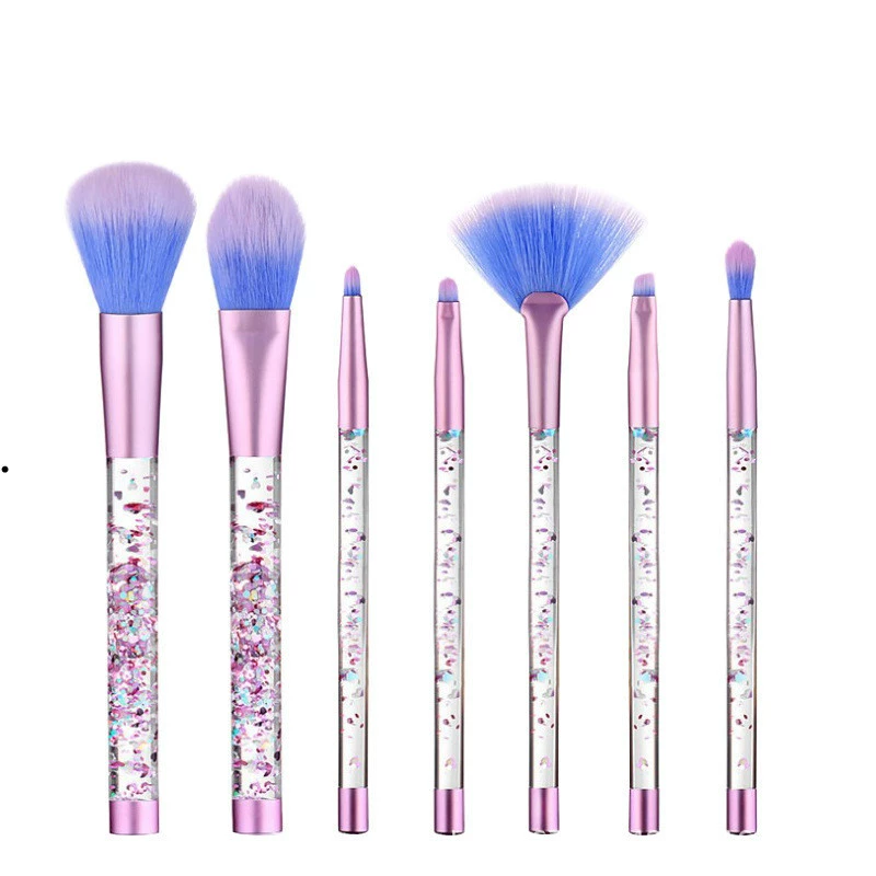 Brush, eye shadow, powder, 7 pieces