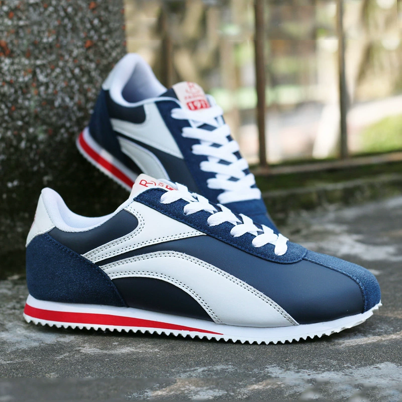 Весенняя Мужская обувь 179, винтажные кроссовки, низкие кожаные легкие туфли Forrest Gump, модные кроссовки, повседневные кроссовки