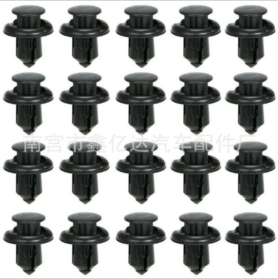 190 unids 6 tamaños sujetador del coche ABS remache push Rod clip Fender parachoques hebilla de plástico