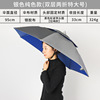 Double -layer anti -wind covered rain fishing umbrella hat head wearing umbrella sunscreen folding head, top umbrella hat outdoor sun fishing