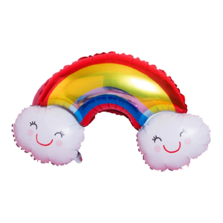 Big rainbow children's balloon, cloud, Birthday gift