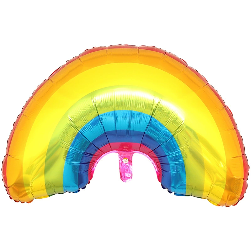 Big rainbow children's balloon, cloud, Birthday gift