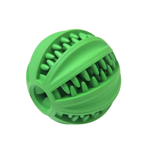 Yite pet products rubber food leaking ball stuck food stuck to relieve boredom and molar teeth elastic dog with solid elastic food leaking ball