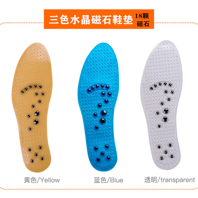 Transparent yellow magnetic insoles ??