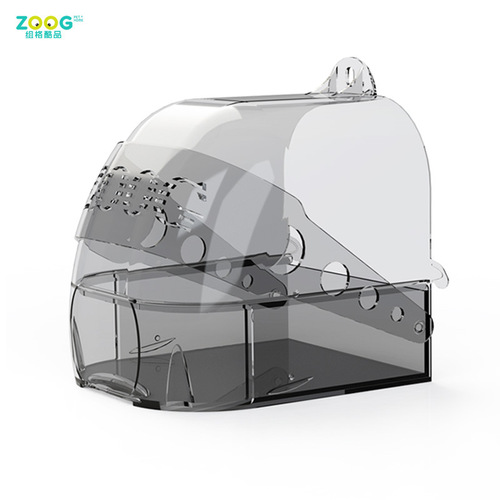 Bird bath box, pet toilet, bird bath box, external wall-mounted bath room, bathroom bath box