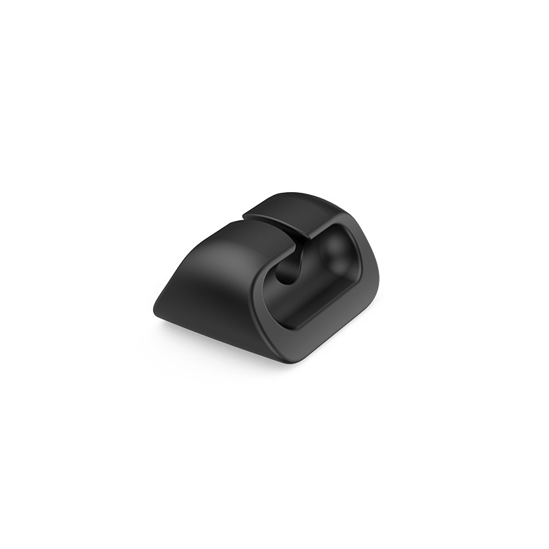 Enrollador de silicona cable de alimentación de escritorio Cable de almacenamiento de alambre clip de cable de datos organizador de cable Tarjeta de cable de soporte autoadhesivo