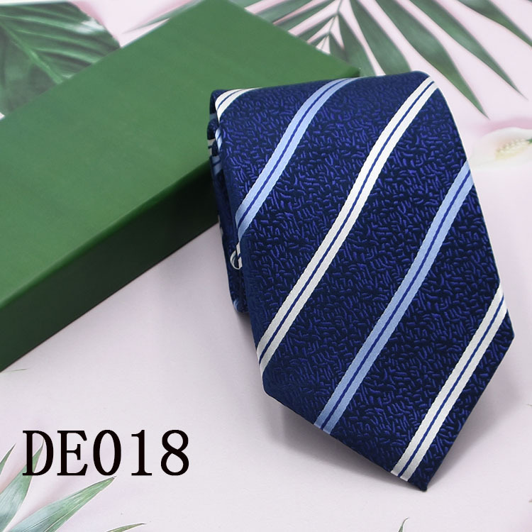 Lazo de los hombres 8cm ropa formal negocios moda profesional corbata rayas Plaid color sólido nuevo traje empate