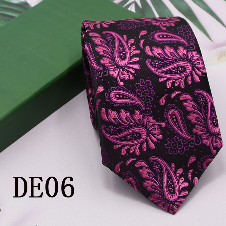 Lazo de los hombres 8cm ropa formal negocios moda profesional corbata rayas Plaid color sólido nuevo traje empate