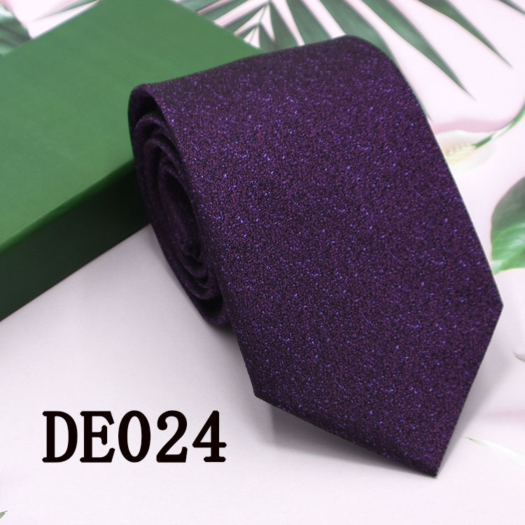 Lazo de los hombres 8cm ropa formal negocios moda profesional corbata rayas Plaid color sólido nuevo traje empate