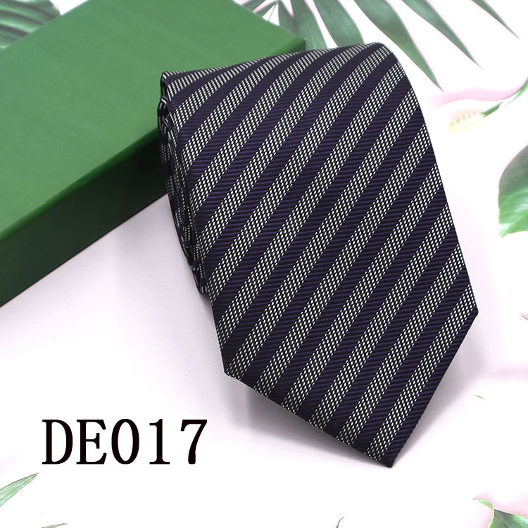 Lazo de los hombres 8cm ropa formal negocios moda profesional corbata rayas Plaid color sólido nuevo traje empate